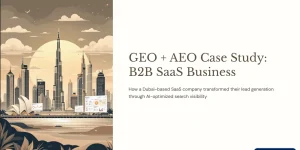 GEO + AEO Case Study: B2B SaaS Business