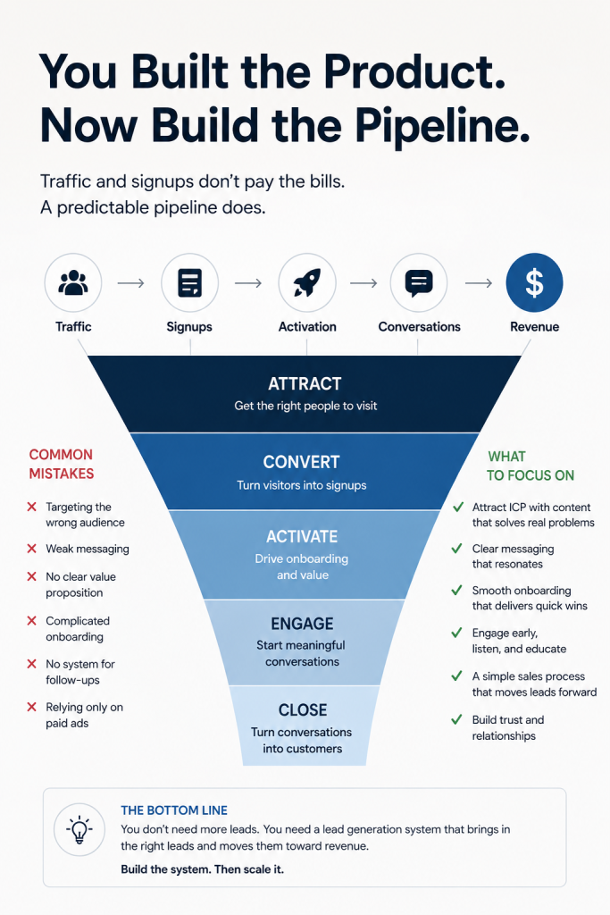 The SaaS Lead Generation Guide for Founders Who Are Tired of Guessing